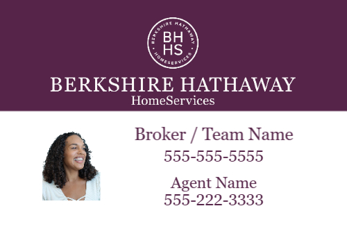 BHHS White Photo Panel