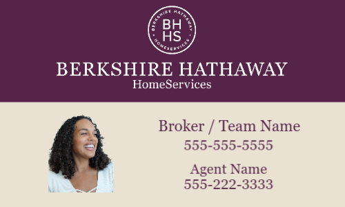 BHHS Cream Photo Panel