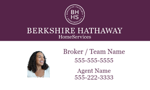 BHHS White Photo Panel