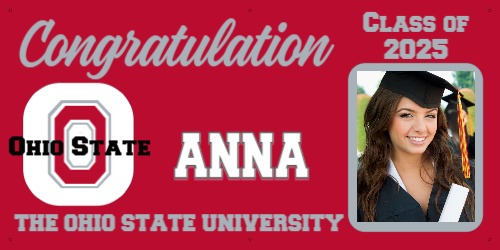 Ohio State University Graduation Banner