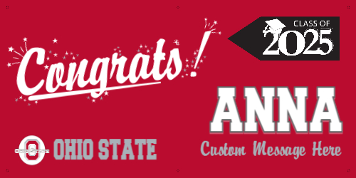 Ohio State University Graduation Banner