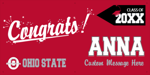 Ohio State University Graduation Banner