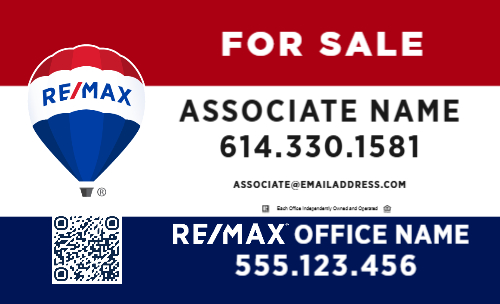 RE/MAX Dark w/QR Code