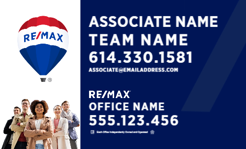 RE/MAX Dark Blue w/Team Photo