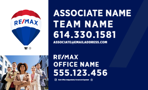 RE/MAX Dark Blue w/Team Photo