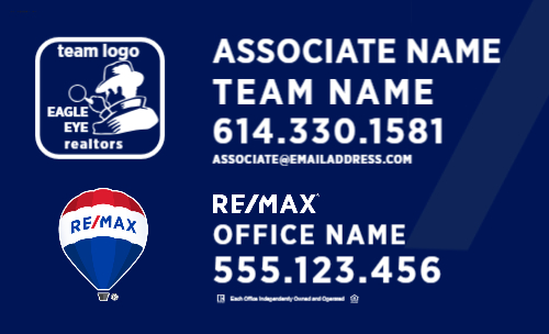 RE/MAX Dark Blue w/Team Logo