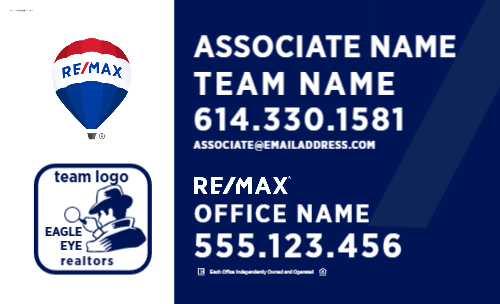 RE/MAX Dark Blue w/Team Logo