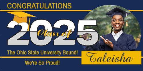 3x6ft Custom Grad Banner