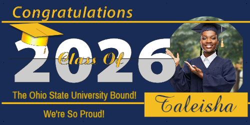 3x6ft Custom Grad Banner