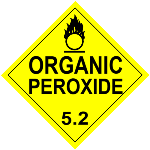 ORGANIC PEROXIDE Class 5.2 Placard