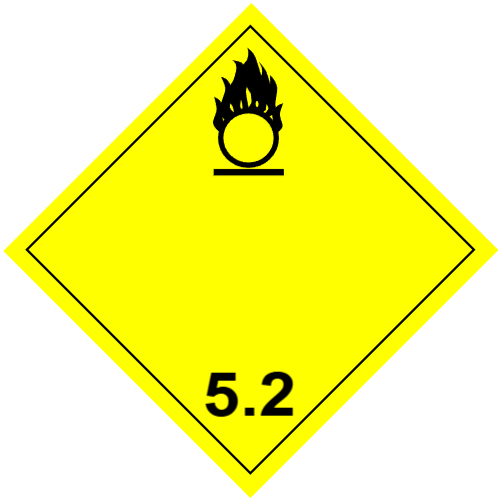 ORGANIC PEROXIDE Class 5.2 Placard