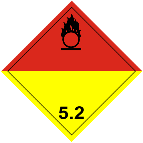 ORGANIC PEROXIDE Class 5.2 Placard