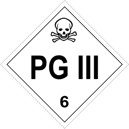 Hazard Class 6 Placard