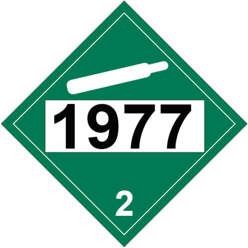 NON-FLAMMABLE GAS Class 2 Placard