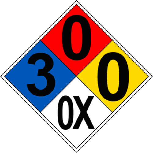 6" Diamond  3-0-0-0X | For Oxygen