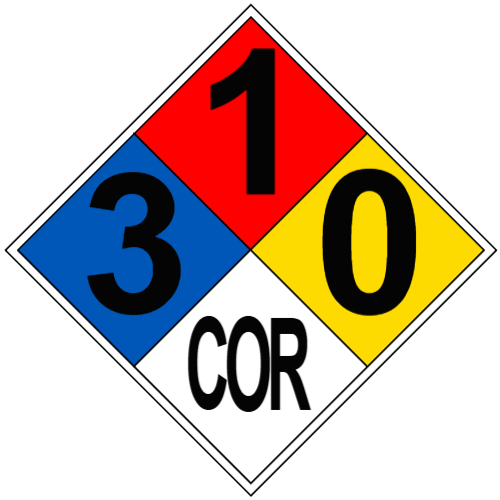 24" Diamond 3-1-0-COR | Use for Ammonia, Aqueous Ammonia
