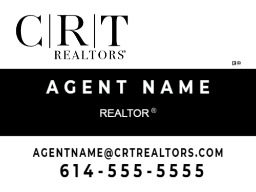 18"h x 24"w | Black/White Panel