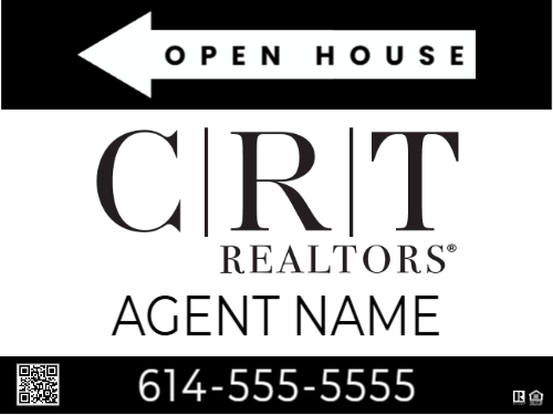 18x24 Inch CRT Open House Directional