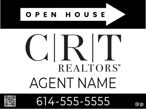 18x24 Inch CRT Open House Directional