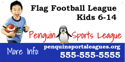 Flag Football banner