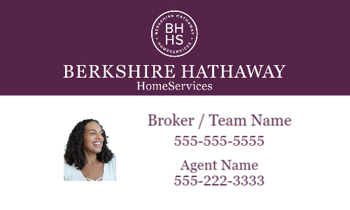 BHHS White Photo Panel