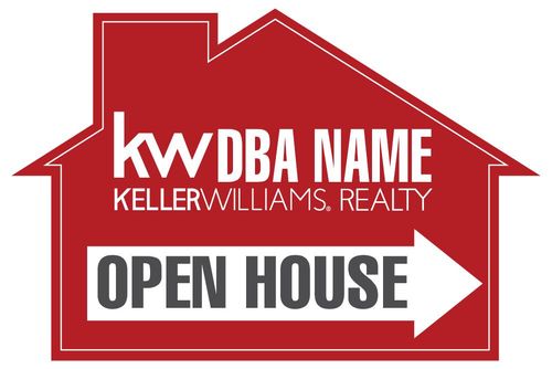 Keller Williams 12x18 Red Custom Directional