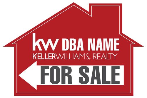 Keller Williams 12x18 Red Custom Directional