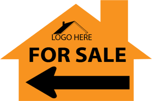 Persimmon 12x18 House-Shaped Directionals