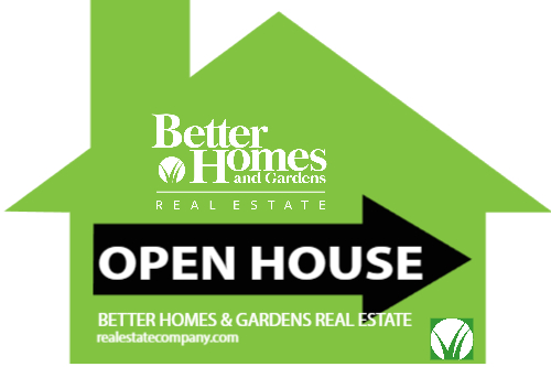 BHG 12x18 House-Shaped Directionals with photo