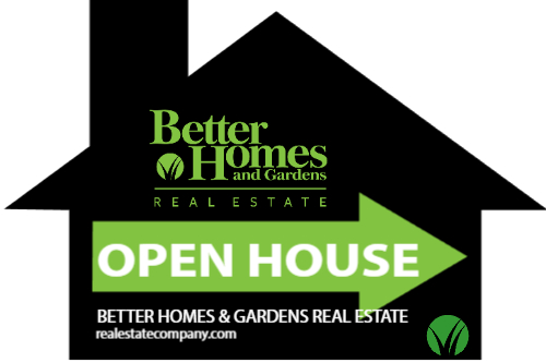 BHG 12x18 House-Shaped Directionals with photo