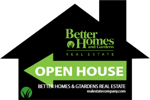 BHG 12x18 House-Shaped Directionals with photo