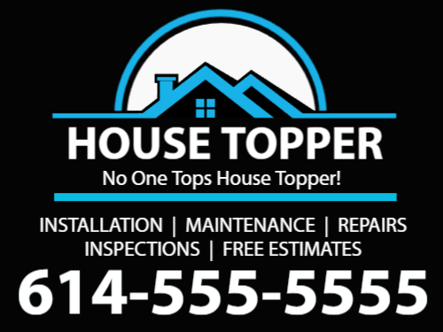 Roof Repair/ Replacement Sign 2D