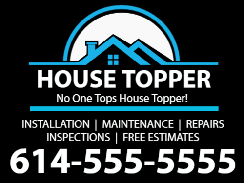 Roof Repair/ Replacement Sign 2D