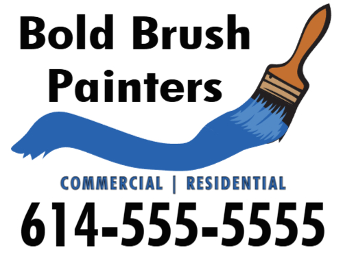 Painter Job Site Sign 3D