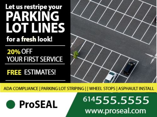 Asphalt Paving Marketing Signs 1D