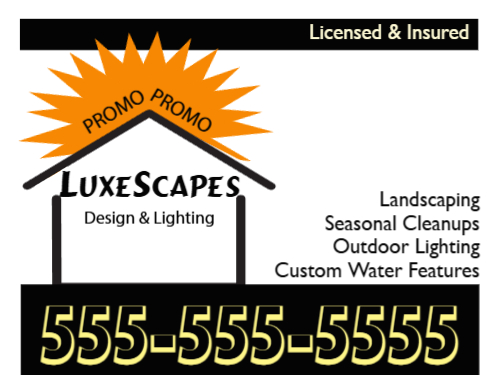 Landscaping Co Marketing Sign 1D