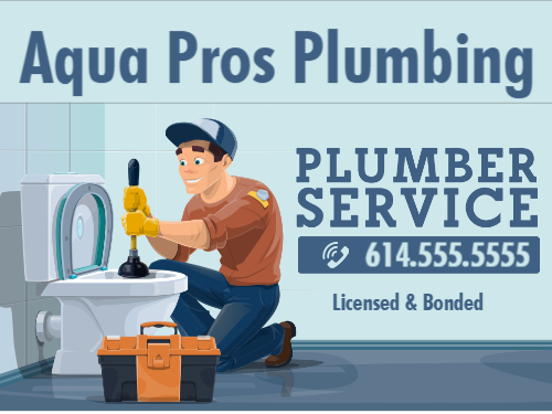 Plumber Job Site Sign 3D