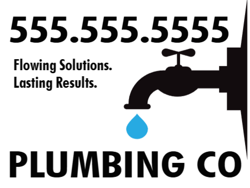 Plumber Job Site Sign 1D