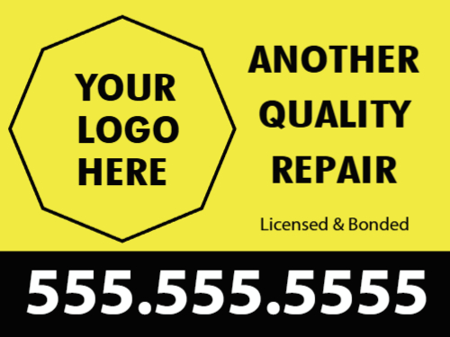 Roof Repair/ Replacement Sign 3D