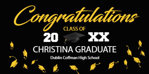 3x6ft Custom Grad Banner
