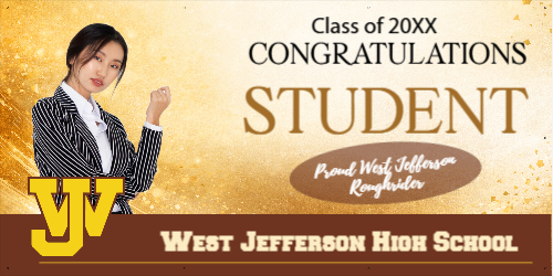 3x6ft Custom Grad Banner