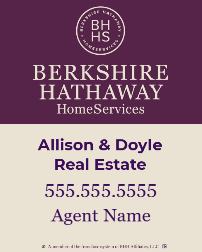 30x24 Berkshire Hathaway Home Services Panel