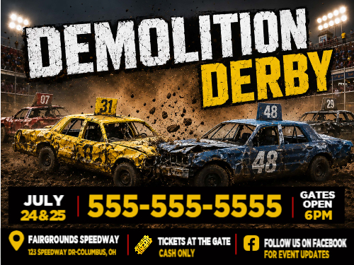 Demolition Derby Template
