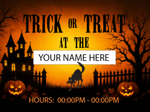 Trick or Treat at Our House