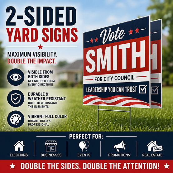 Yard Signs 2-Sided