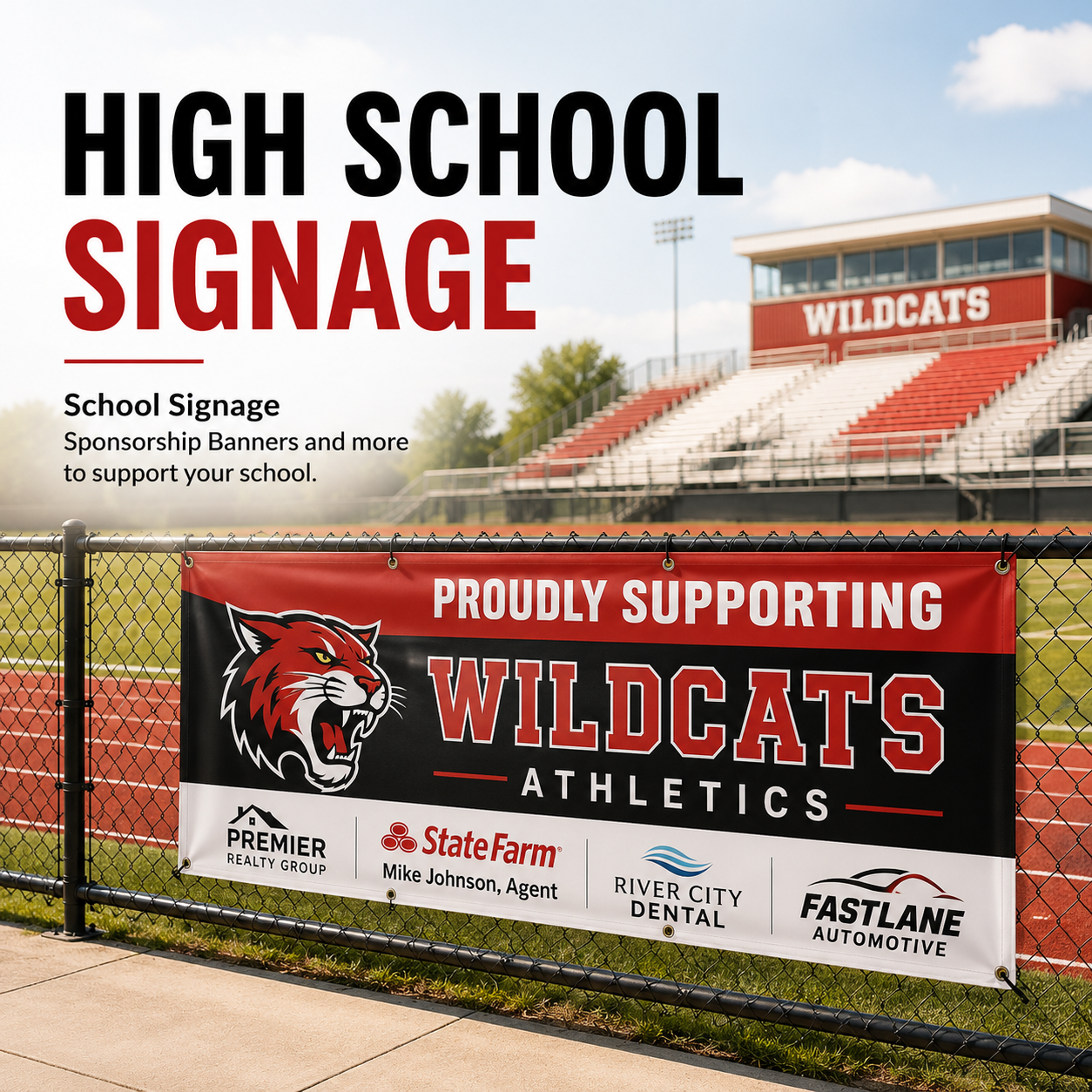 High School Signage