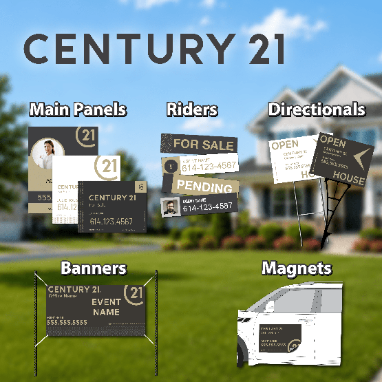 Century 21 Real Estate Signs