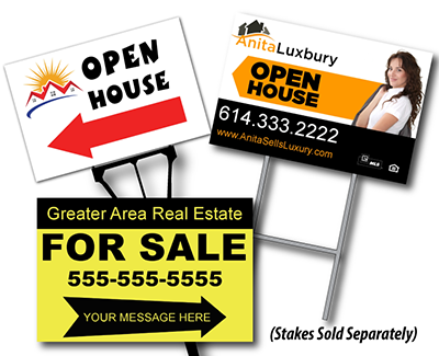 Custom Real Estate Directional Signs