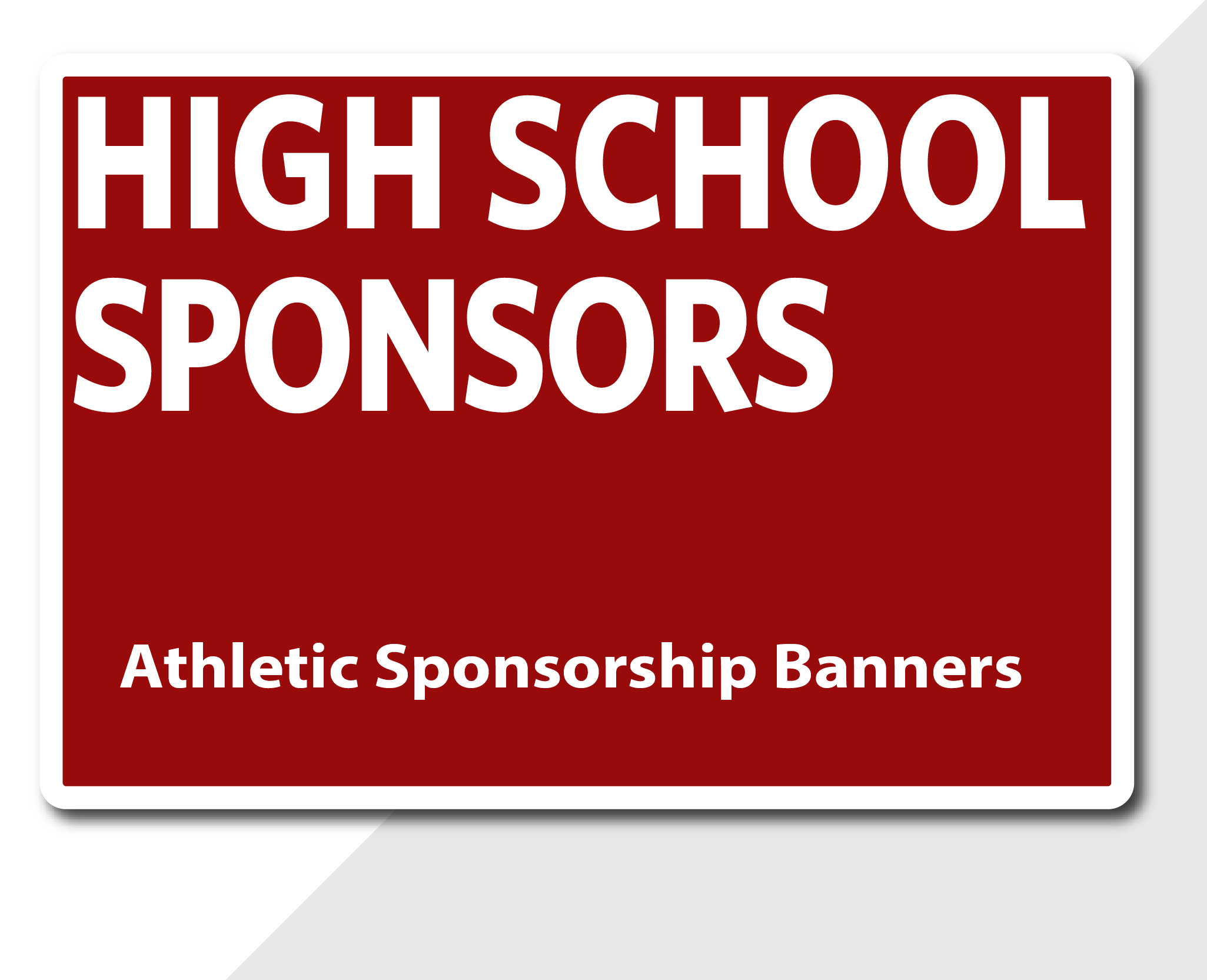 School Sponsorship Banners