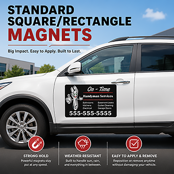 Car Door Magnet-Rectangle/Square
